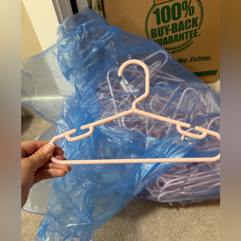 Pink Kids Clothes Hangers